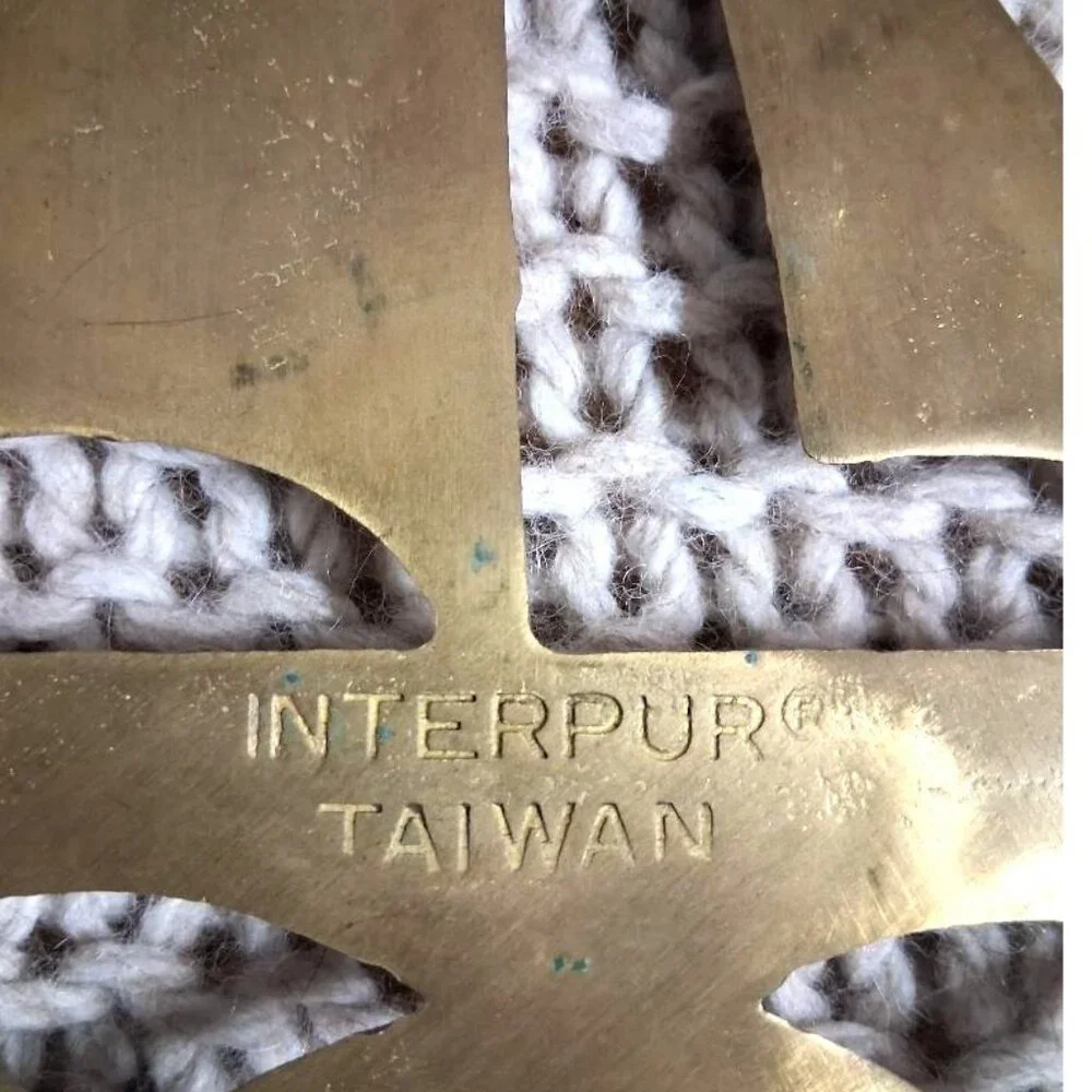 Vintage Interpur Brass Sailboat Wall Mounted Key Holder Nautical Decor Taiwan MC